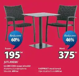 JYSK Jutlandia glomfjord scaun stivuibil Ofertă