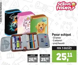 Metro School Friendly Penar echipat Ofertă