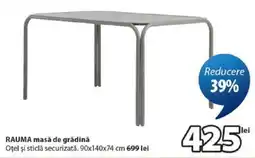 JYSK Rauma masă de grădină Ofertă
