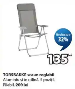 JYSK Torsbakke scaun reglabil Ofertă