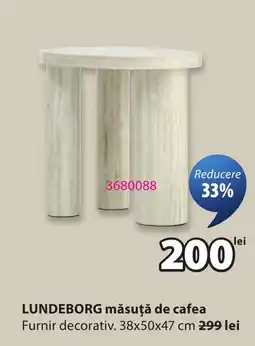 JYSK LUNDEBORG măsuță de cafea Ofertă