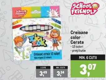 School Friendly Creioane color Cerate