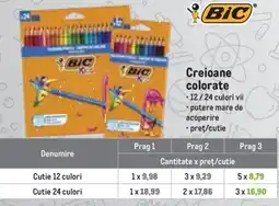 Metro Bic creioane colorate Ofertă
