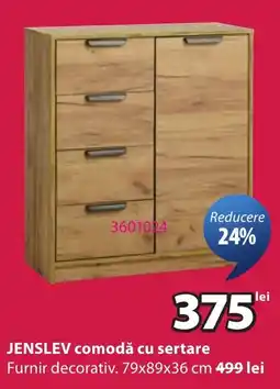 JYSK Jenslev comodă cu sertare Ofertă