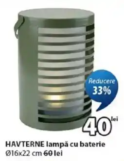 JYSK Havterne lampă cu baterie Ofertă