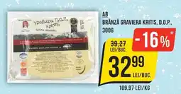 Mega Image Brânză Graviera Kritis D.O.P. Ofertă