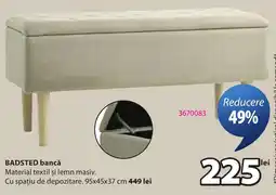 JYSK Badsted bancă Ofertă