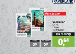 Metro Paperland hârtie 60 g/mp vocabular Ofertă