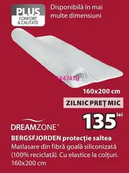 JYSK Dreamzone bergsfjorden protectie saltea Ofertă