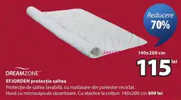 JYSK Dreamzone Efjorden protectie saltea Ofertă