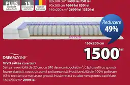 JYSK Dreamzone vivo saltea cu arcuri Ofertă