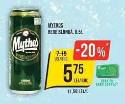 Mega Image Mythos bere blondă Ofertă