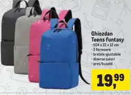 Metro Ghiozdan Teens funtasy Ofertă