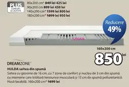 JYSK Dreamzone hulda saltea din spumă Ofertă