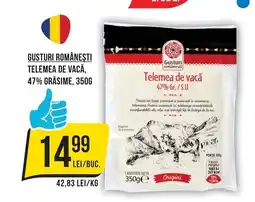 Mega Image Gusturi românești telemea de vacă Ofertă