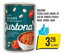 Mega Image Gustona fasole albă, boabe, în sos de tomate/fasole roșie, boabe Ofertă