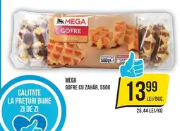 Mega Image Mega gofre cu zahăr Ofertă