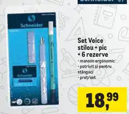 Metro Schneider set voice stilou + pic Ofertă