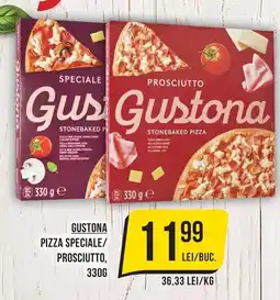 Mega Image Gustona pizza speciale/prosciutto Ofertă