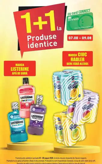 Mega Image Listerine apă de gură Ofertă