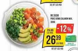 Mega Image My Sushi Poke Goma Salmon Mix Ofertă