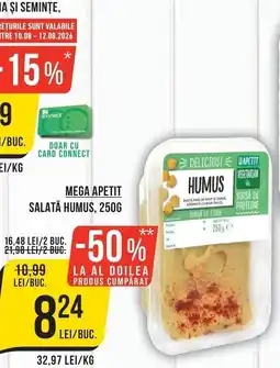 Mega Image Mega Apetit salată humus Ofertă