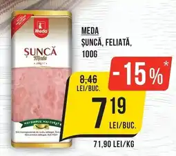 Mega Image Meda șuncă, feliată Ofertă
