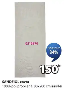 JYSK Sandfiol covor Ofertă