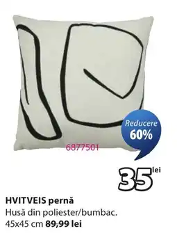 JYSK Hvitveis pernă Ofertă