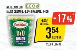 Mega Image Napolact iaurt cremos Ofertă