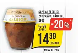 Mega Image Capricii și Delicii Zacusca cu Gălbiori Ofertă