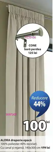 JYSK ALDRA draperie opacă Ofertă
