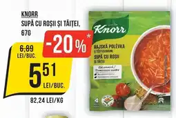 Mega Image Knorr supă cu roșii și tăiței Ofertă