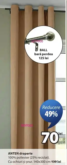 JYSK Anten draperie Ofertă