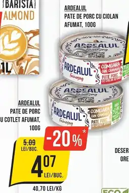 Mega Image Ardealul pate de porc cu ciolan afumat Ofertă