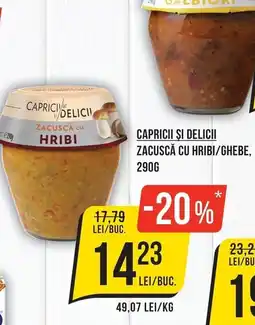 Mega Image Capricii si Delicii Zacusca cu Hribi/Ghebe Ofertă