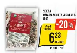 Mega Image Pirifan amestec semințe cu omega 3 Ofertă