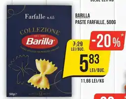 Mega Image Barilla paste farfalle Ofertă