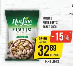 Mega Image Nutline fistic copt și sărat Ofertă