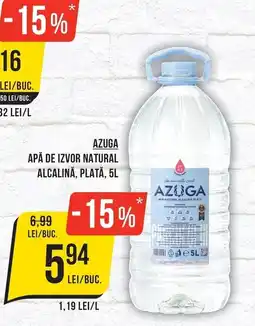 Mega Image Azuga apa naturala alcalina plata Ofertă