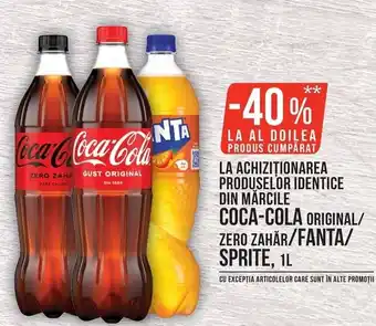 Coca-Cola Original / Zero Zahăr / Fanta / Sprite