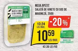 Mega Image Mega Apetit salată de vinete cu sos de maioneză Ofertă