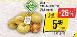 Mega Image Grădina Mega ceapă galbenă Ofertă