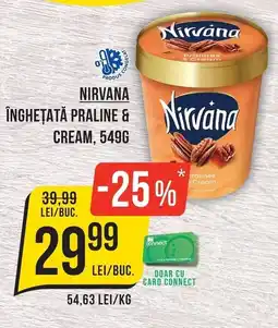 Mega Image Nirvana înghețată praline & cream Ofertă