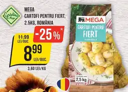 Mega Image Mega cartofi pentru fiert Ofertă