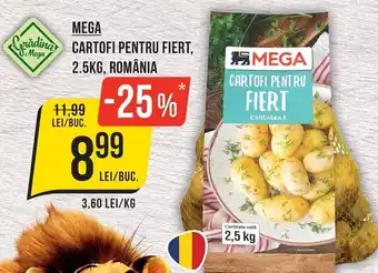 Mega cartofi pentru fiert