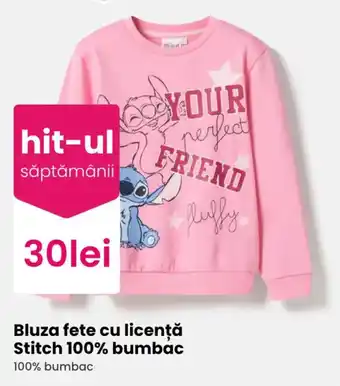 Stitch bluza fete