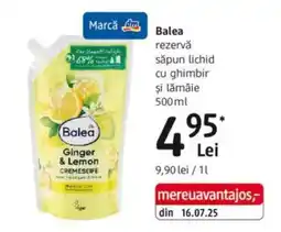 DM Balea săpun lichid cu ghimbir și lămâie Ofertă