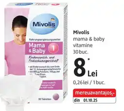 DM Mivolis mama & baby vitamine Ofertă