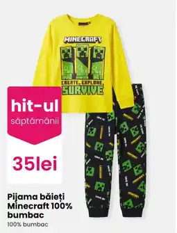 Pepco Minecraft pijama băieți Ofertă